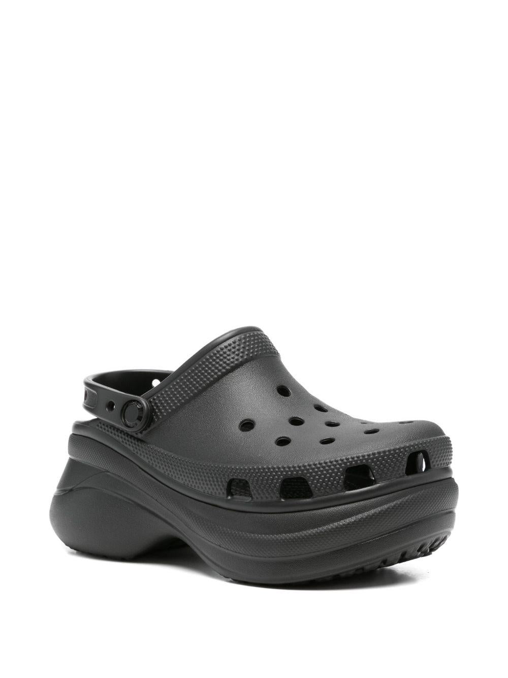 Sandali per donna Crocs neri con plateau Bae 206302 BLK CROCS KIDS