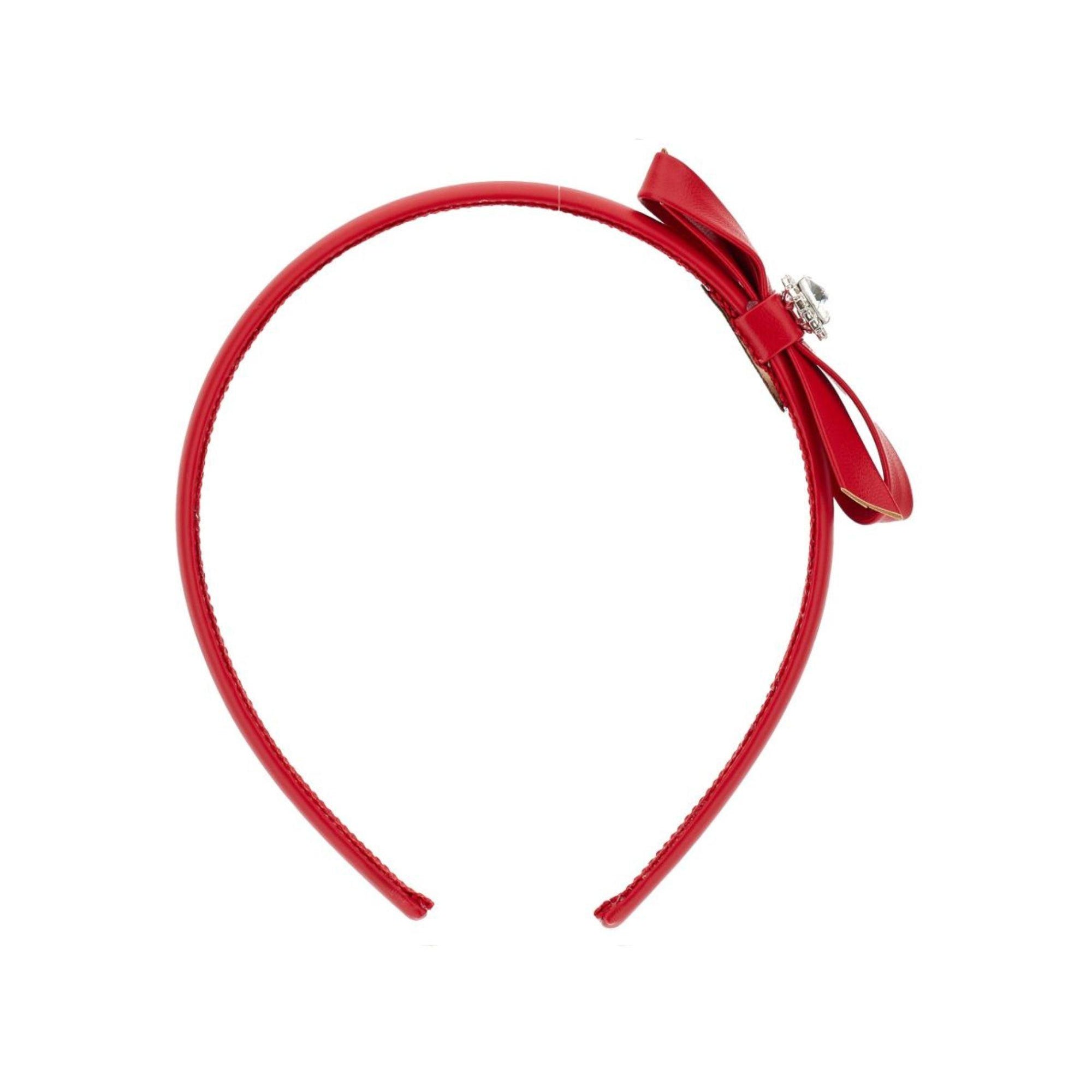 Cerchietto per bambina Monnalisa rosso con fiocco 17G005 7067 0044 MONNALISA KIDS