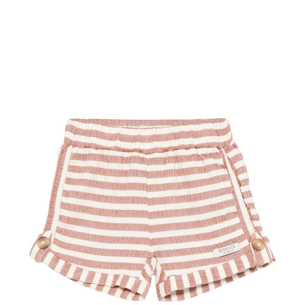 Shorts per neonata Donsje multicolor con design a righe 4116400 S0001 DONSJE KIDS