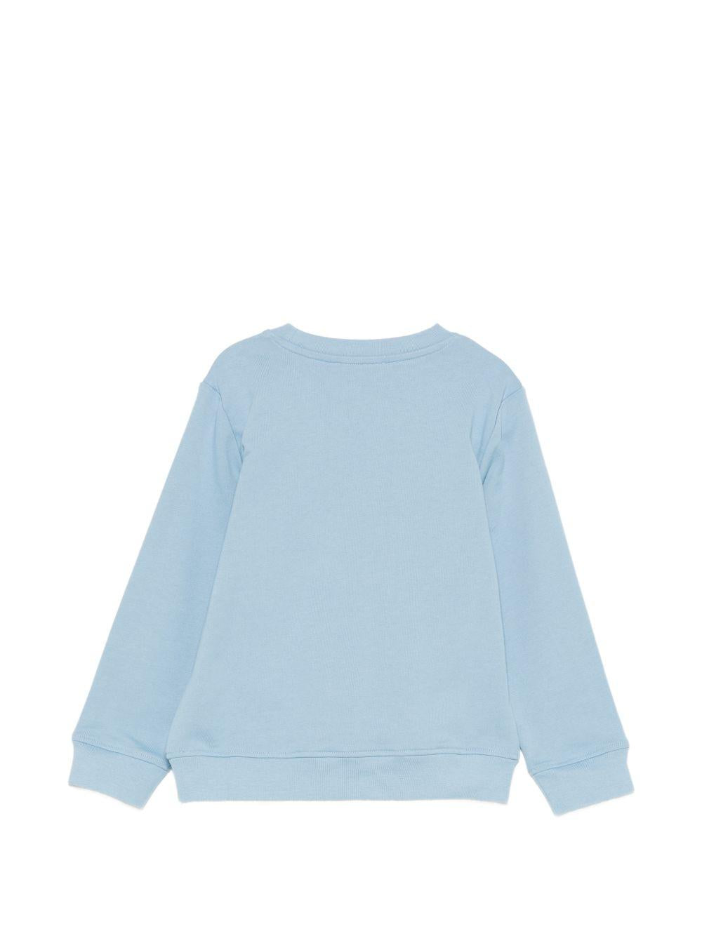 Felpa per bambina Stella McCartney Kids azzurra con stampa grafica TY4A50 Z3409 606 STELLA McCARTNEY KIDS