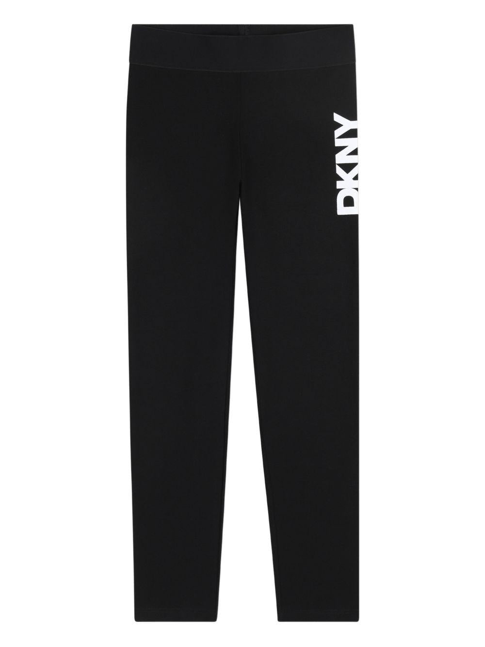 Tuta sportiva per bambina Dkny Kids bianco con stampa D62569 N50 DKNY KIDS