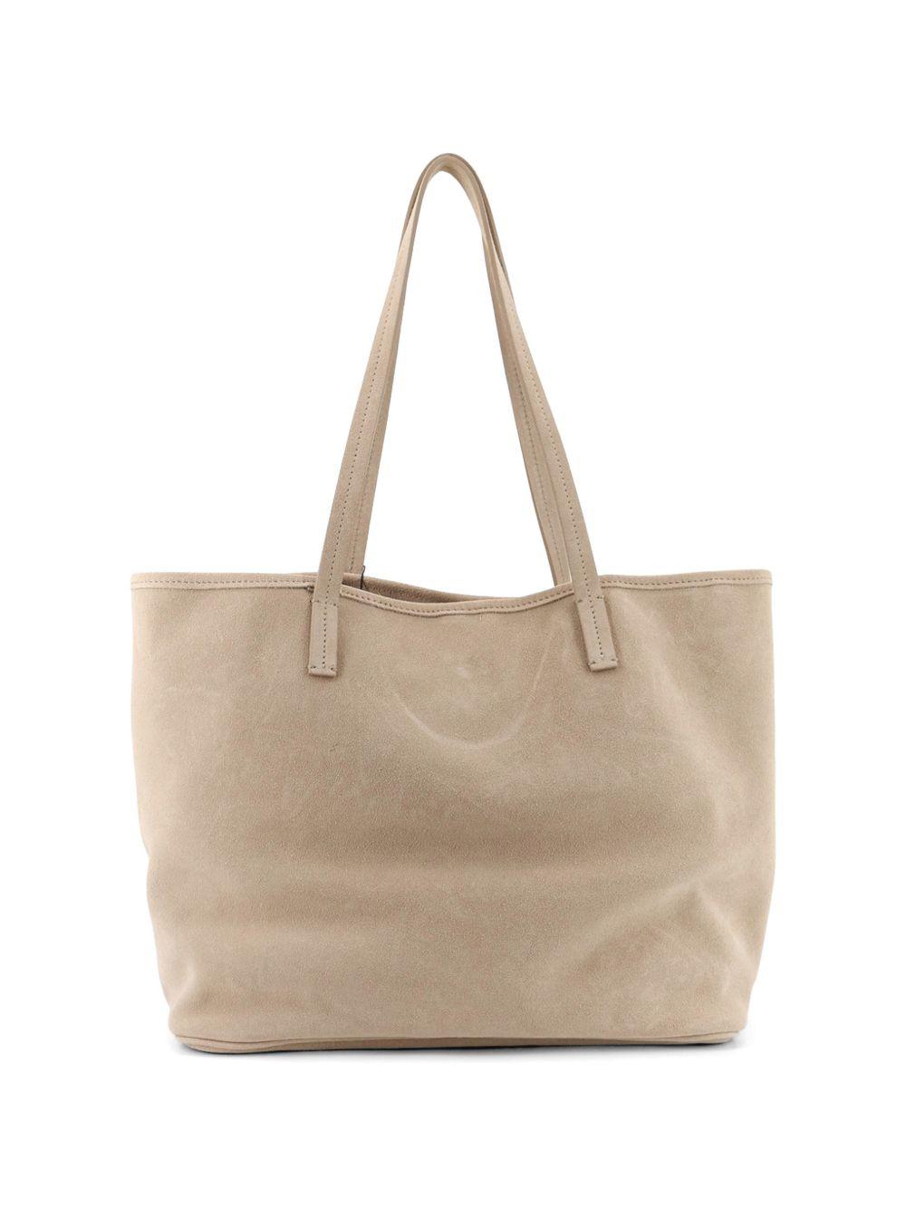 Borsa City MC2 Saint Barth beige con logo tono su tono CB0003 00102L MC2 ST. BARTH KIDS