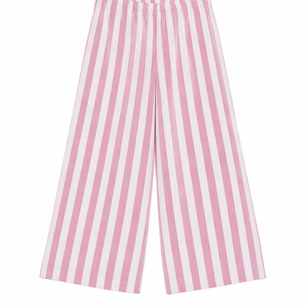 Pantaloni per bambina MC2 Saint Barth Kids multicolore con design a righe AML0003 00377L MC2 ST. BARTH KIDS