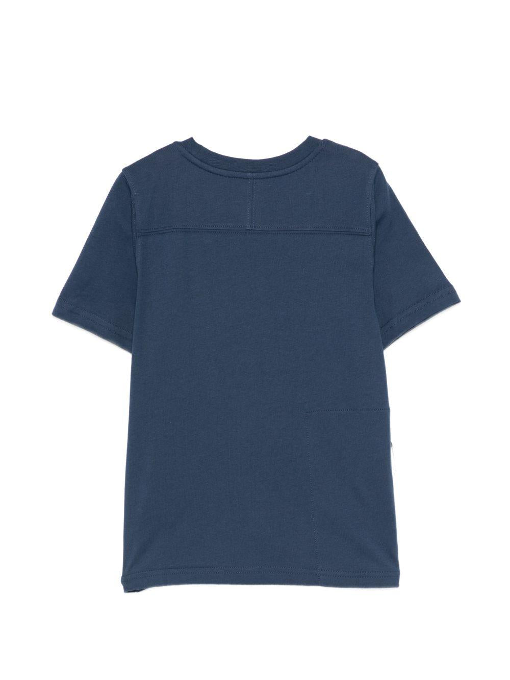 T-shirt per bambino K Way Kids blu con stampa grafica K3148NW B67 K-WAY KIDS