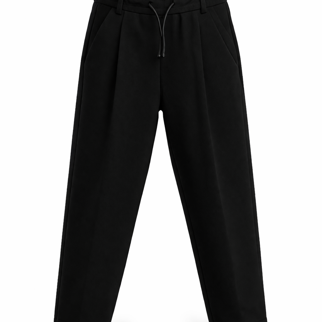 Pantaloni per bambino Paolo Pecora Kids neri con coulisse PP4244 NERO PAOLO PECORA KIDS