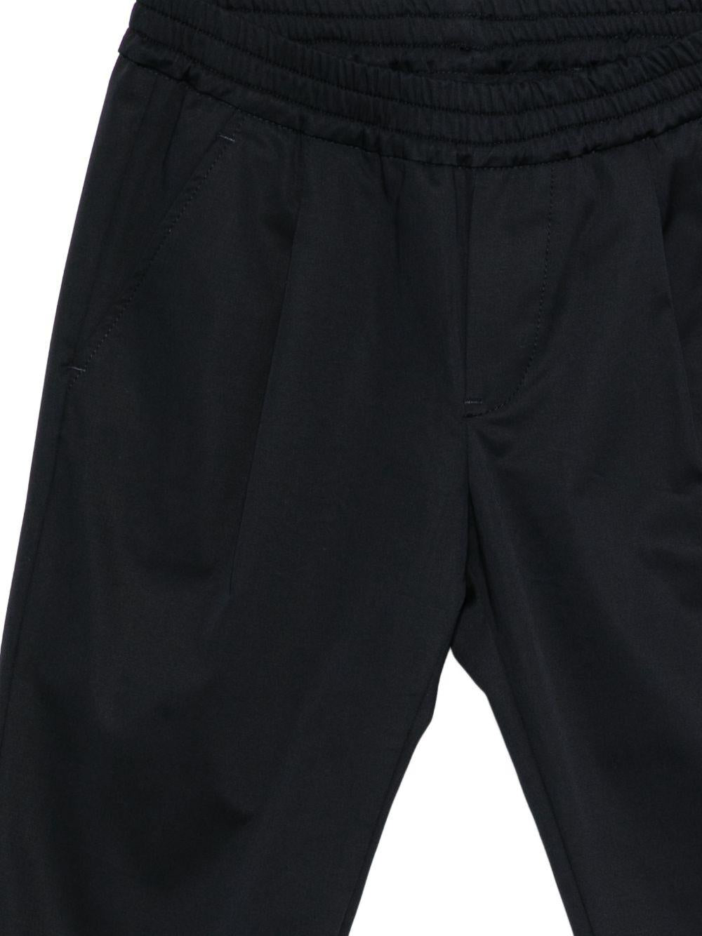 Pantaloni per bambino DONDUP Kids blu con orlo con risvolto DMPA1830RA029 4000 DONDUP KIDS