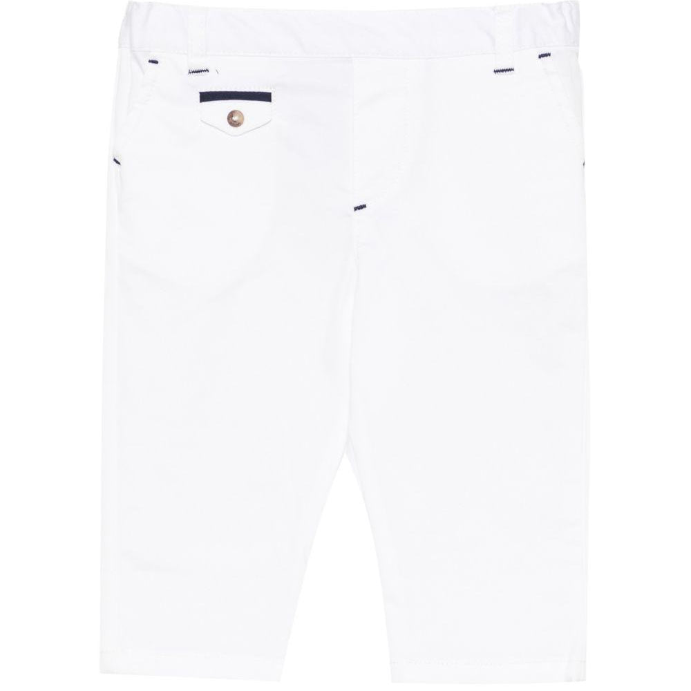 Pantaloni per neonato Tartine & Chocolat bianco con vita elasticizzata CC22011 01 TArtine & Chocolat KIDS