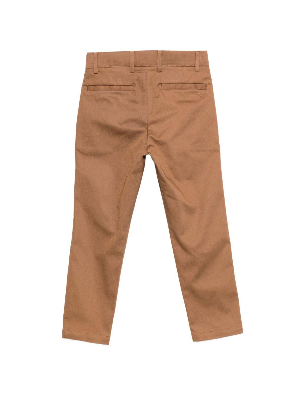 Pantaloni per bambino Fay Kids marrone con tasche FY6Q30 G0215 315 FAY KIDS