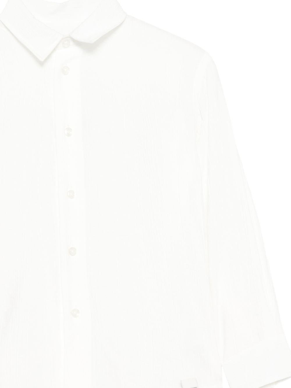 Camicia per bambino Paolo Pecora Kids bianca a maniche lunghe PP4356 BIANCO PAOLO PECORA KIDS