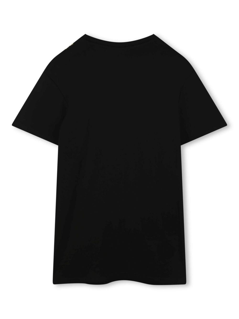 Abito modello T-shirt Snapshot per bambina Marc Jacobs Kids nero con girocollo W60530 09B THE MARC JACOBS KIDS