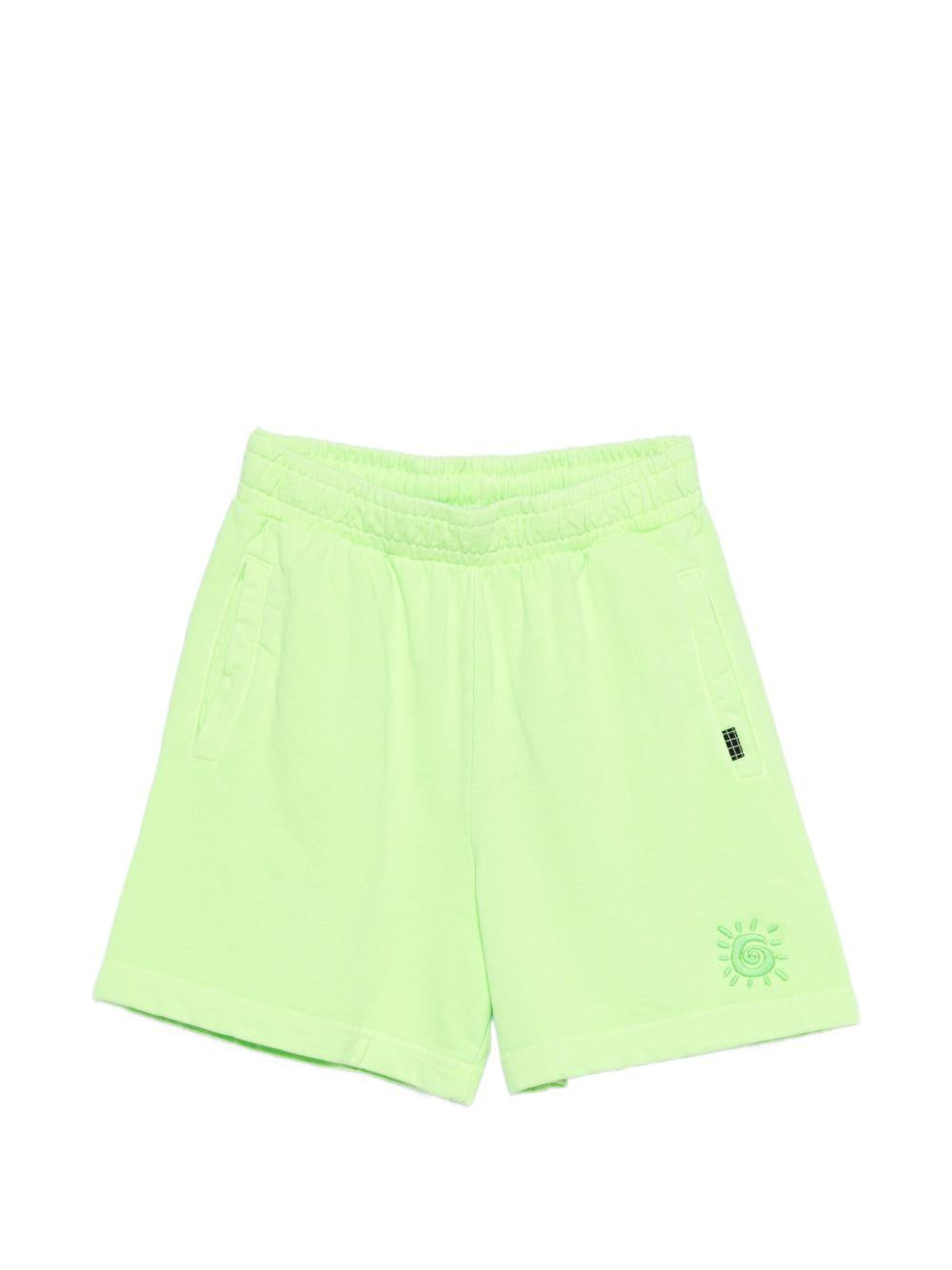 Shorts per bambina Molo verde con vita elasticizzata 6S26H207 5694 MOLO