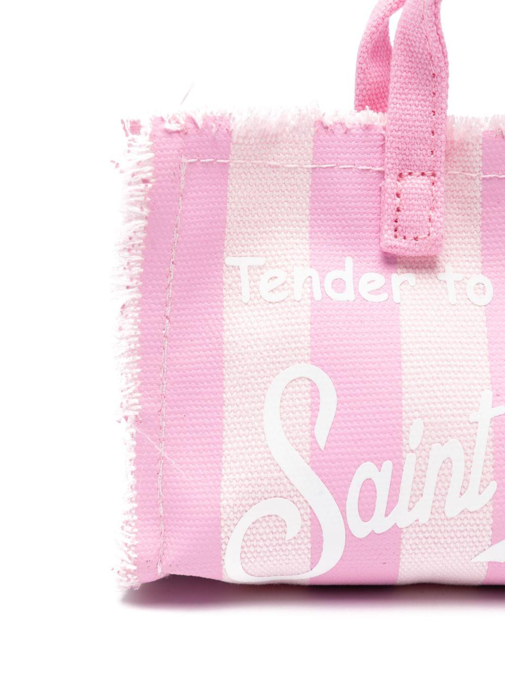 Phone bag MC2 Saint Barth rosa con design a strisce PHONE001 02691L MC2 ST. BARTH KIDS