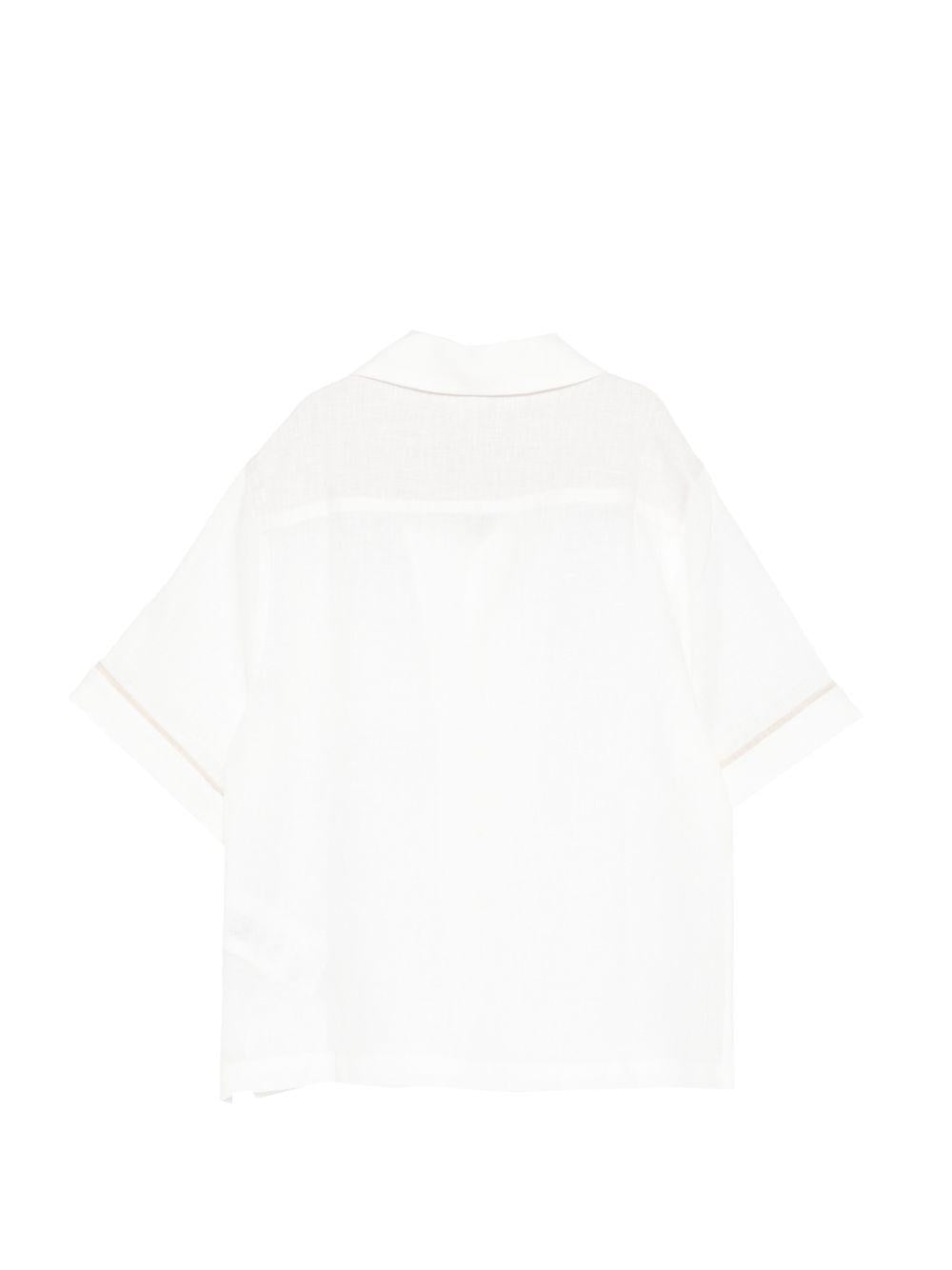 Camicia per bambino Eleventy Kids bianca con colletto EY5P41 Z3681 101BG ELEVENTY KIDS