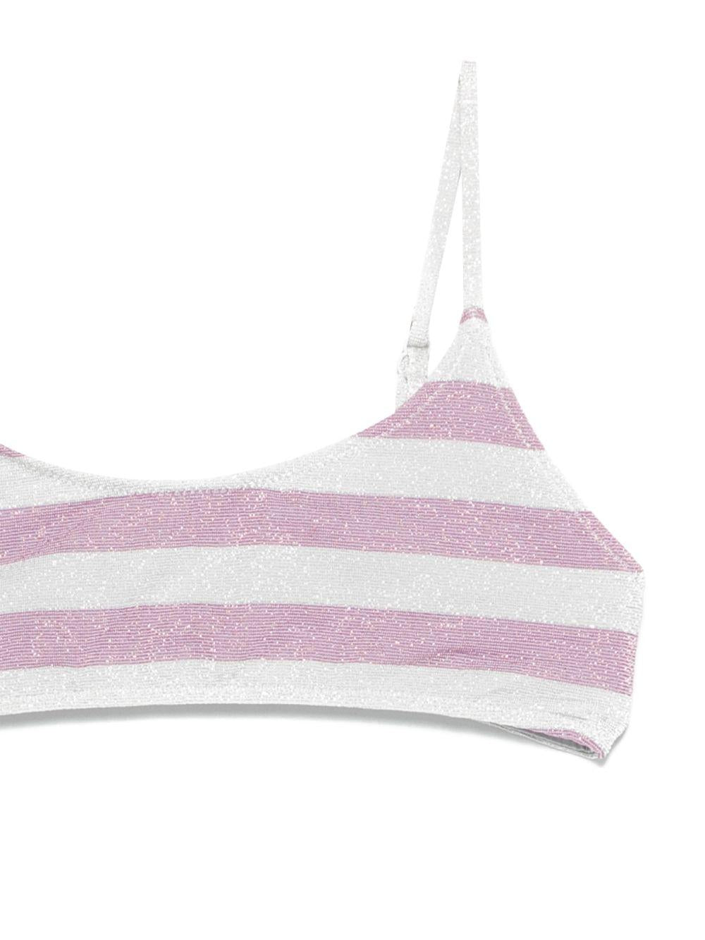 Set 2 pezzi costume da bagno per bambina MC2 Saint Barth Kids multicolore con motivo a righe JAI0001 00377L MC2 ST. BARTH KIDS