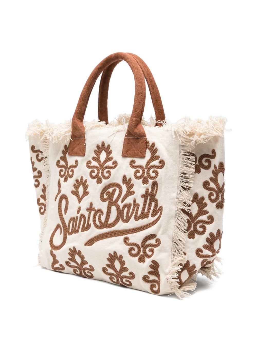 Borsa Vanity MC2 Saint Barth multicolore con ricamo lily tufting VANI024 09378L MC2 ST. BARTH KIDS