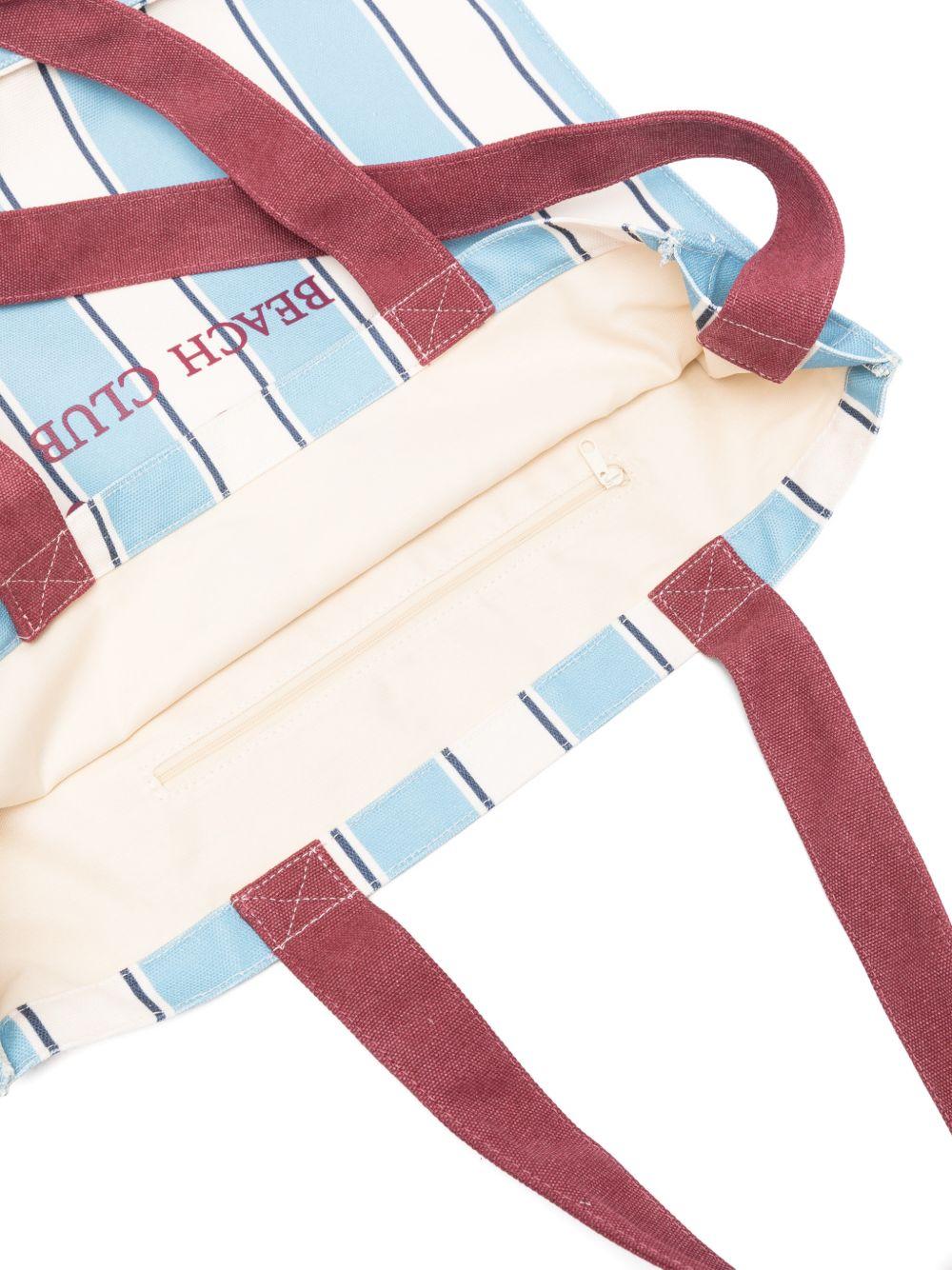 Borsa tote Essential Bag N MC2 Saint Barth multicolore con motivo a righe EBAGN007 07578L MC2 ST. BARTH KIDS