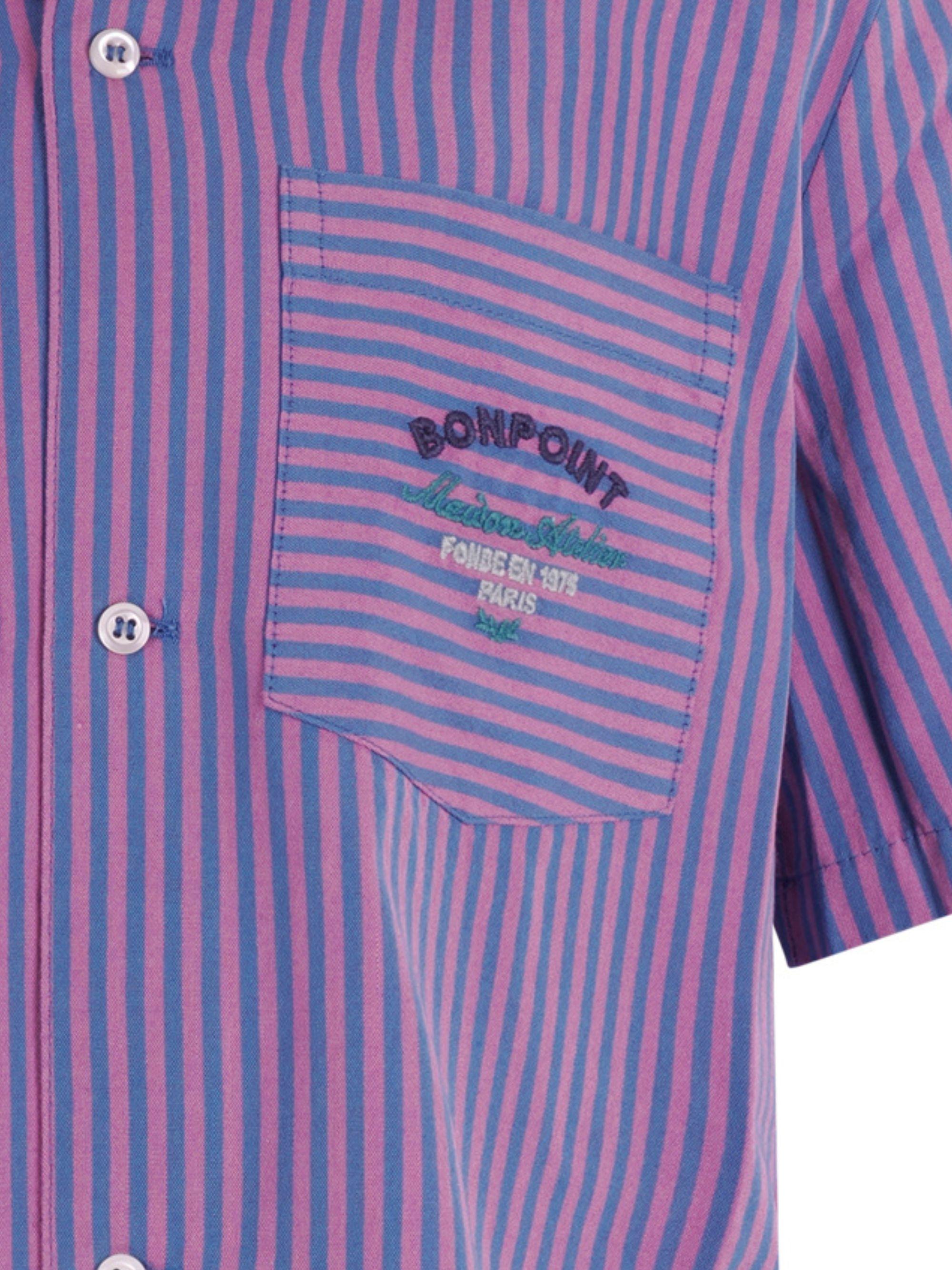 Camicia per bambino Bonpoint viola a righe C06BSHW00001 258 BONPOINT KIDS