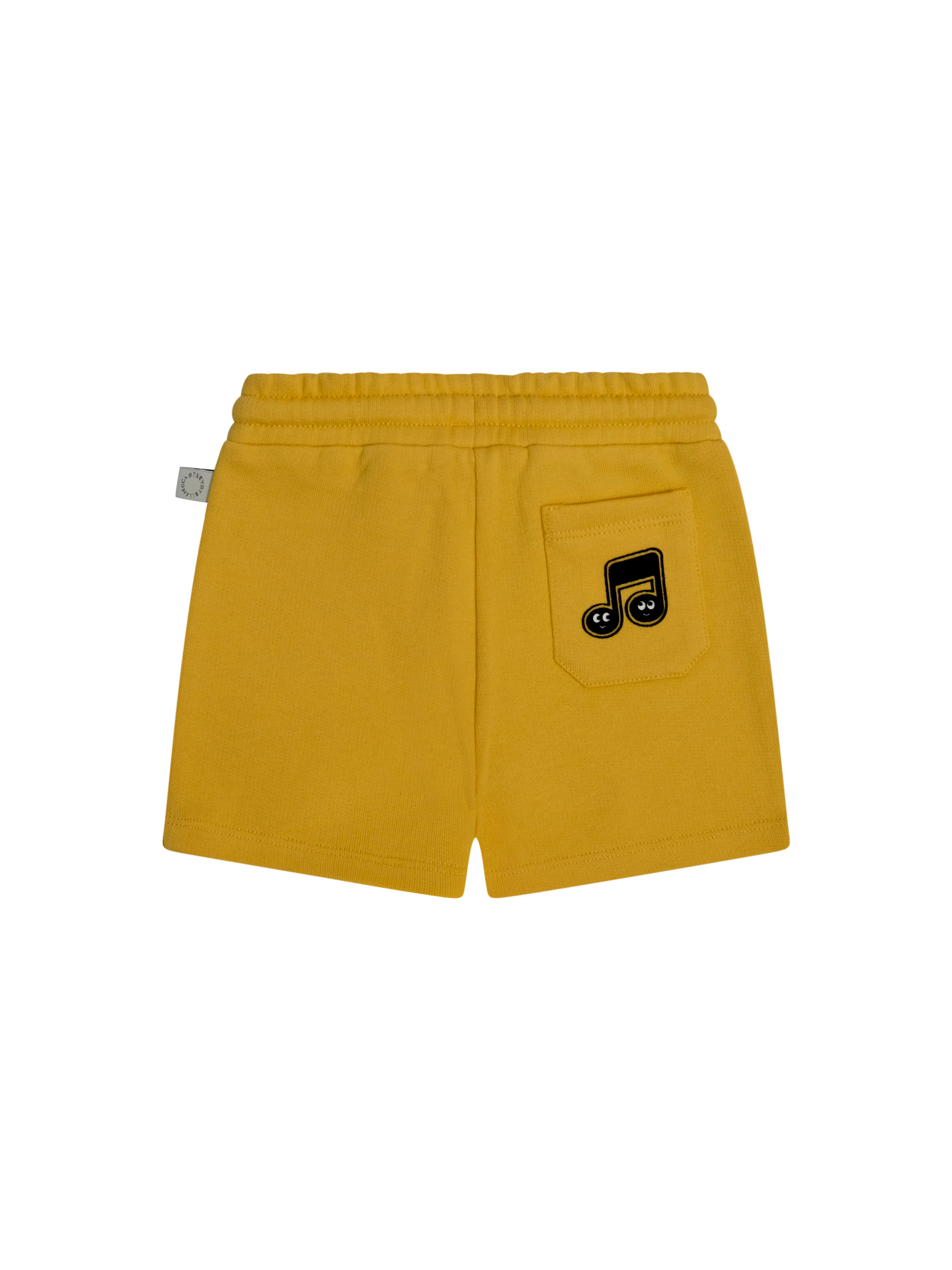 Bermuda per neonato Stella McCartney Kids giallo con tasca posteriore sagomata TY6549 Z0499 251 STELLA McCARTNEY KIDS