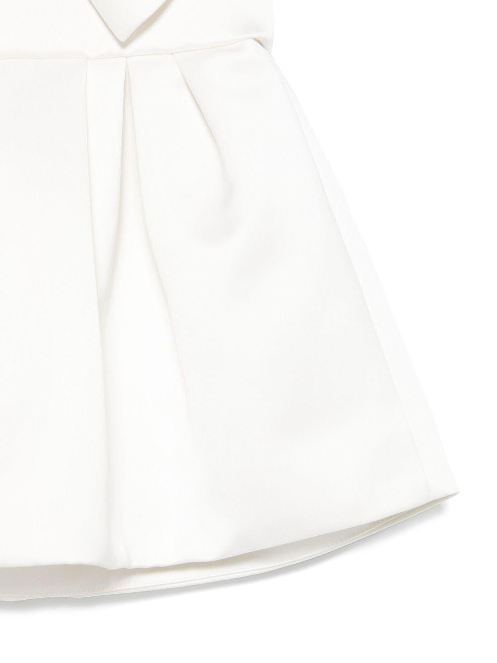 Abito per bambina Elisabetta Franchi La Mia Bambina bianco in raso EGAB1970RA016 0000 ElISABETTA FRANCHI