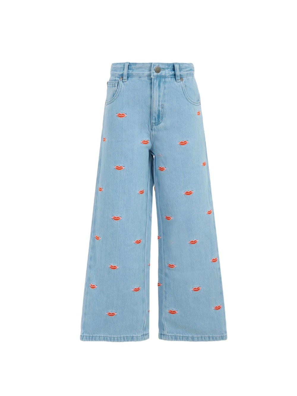 Jeans per bambina Stella McCartney Kids in denim con gamba larga TX6D10 Z3112 626EM STELLA McCARTNEY KIDS