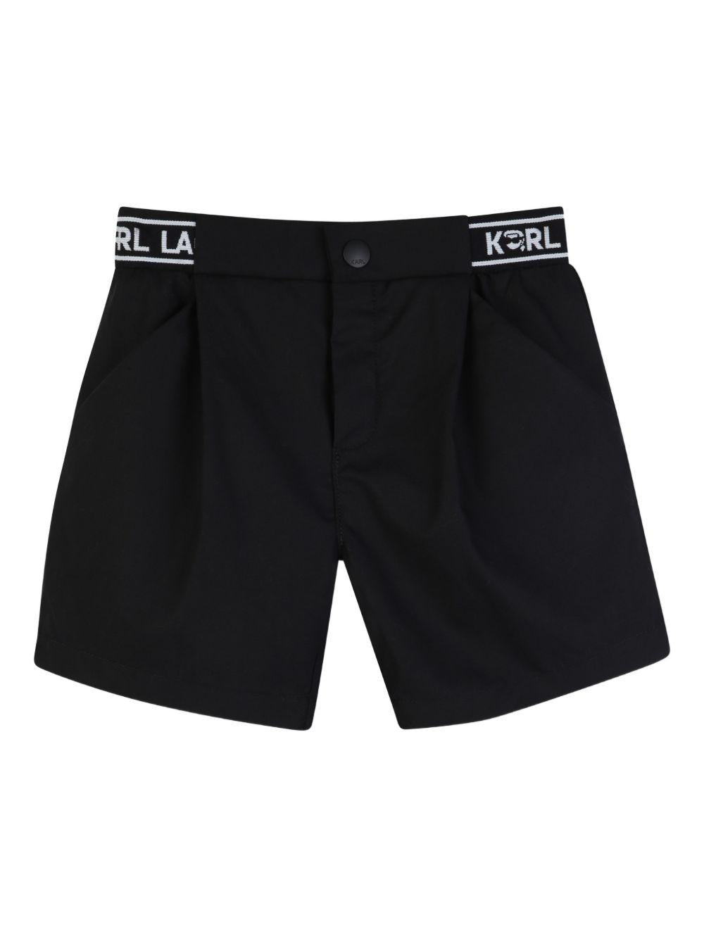 Set 2 pezzi per neonato Karl Lagerfeld Kids bianco con logo Z31077 10P KARL LAGERFELD KIDS