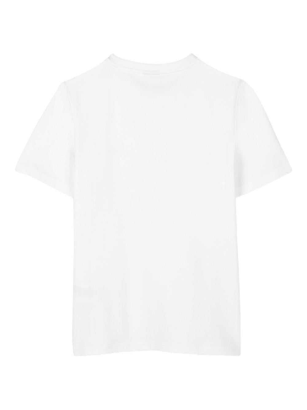 Set di due t-shirt per bambino Boss Kids bianche con logo sul davanti J52680 10P BOSS KIDS