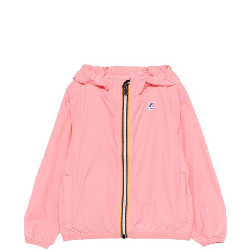 Giubbino per bambina K-Way Kids rosa con cerniera K61336W Q28 K-WAY KIDS