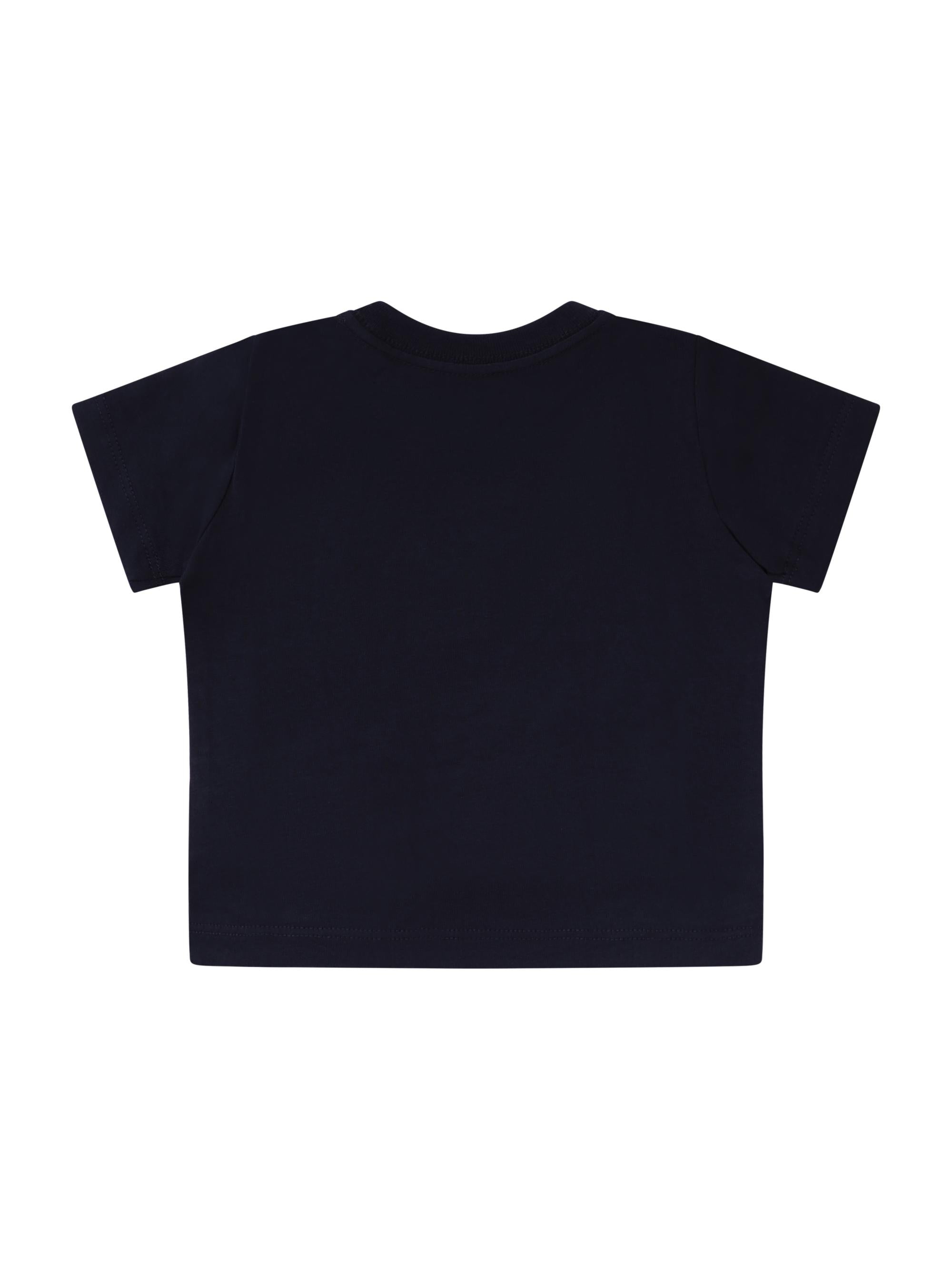T-shirt per neonato Polo Ralph Lauren Kids nera con stampa Polo Bear 320A96608 001 Ralph Lauren kids