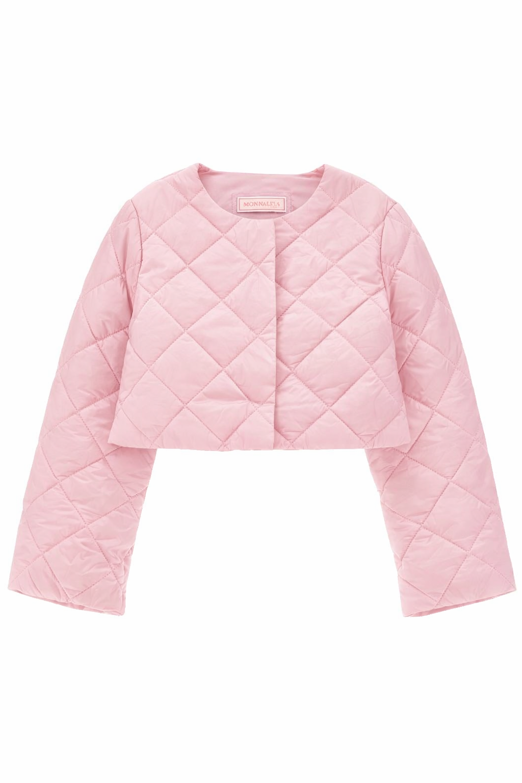Giacca per bambina Monnalisa rosa con design trapuntato 17G100 7020 0090 MONNALISA KIDS