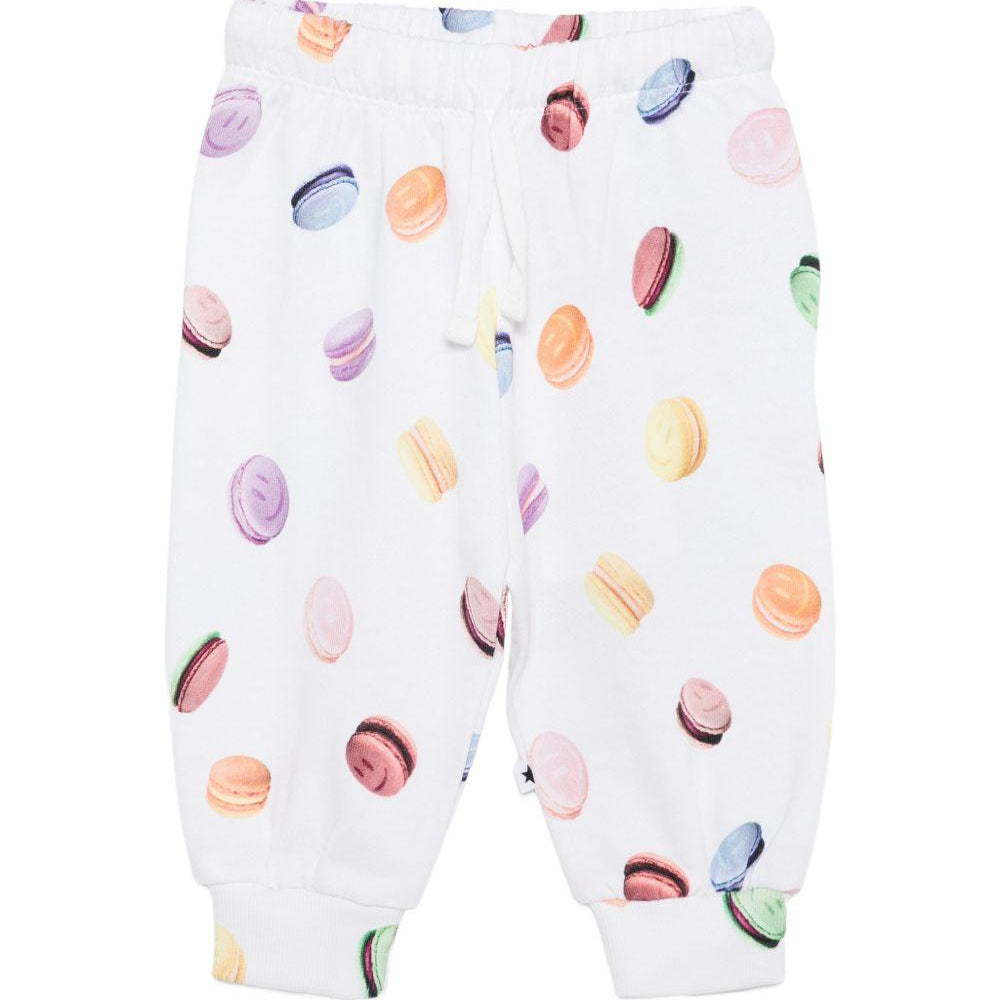 Pantaloni per neonati Molo beige con fantasia simeon 6S26I205 9571 MOLO KIDS
