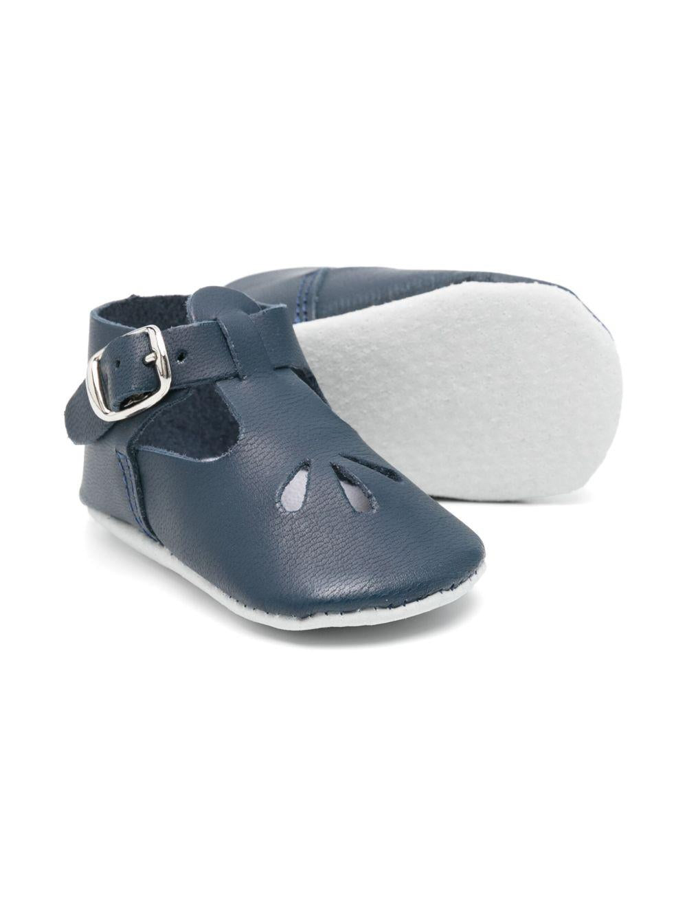 Scarpe primi passi per neonato Tartine Et Chocolat blu con dettagli traforati CC80011 04 TArtine & Chocolat KIDS