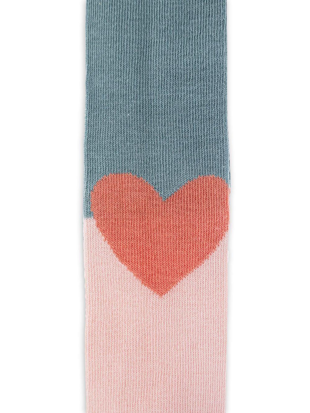 Collant per neonata Stella McCartney Kids multicolore a cuori con design color-block TX0010 Z2499 999 STELLA McCARTNEY KIDS