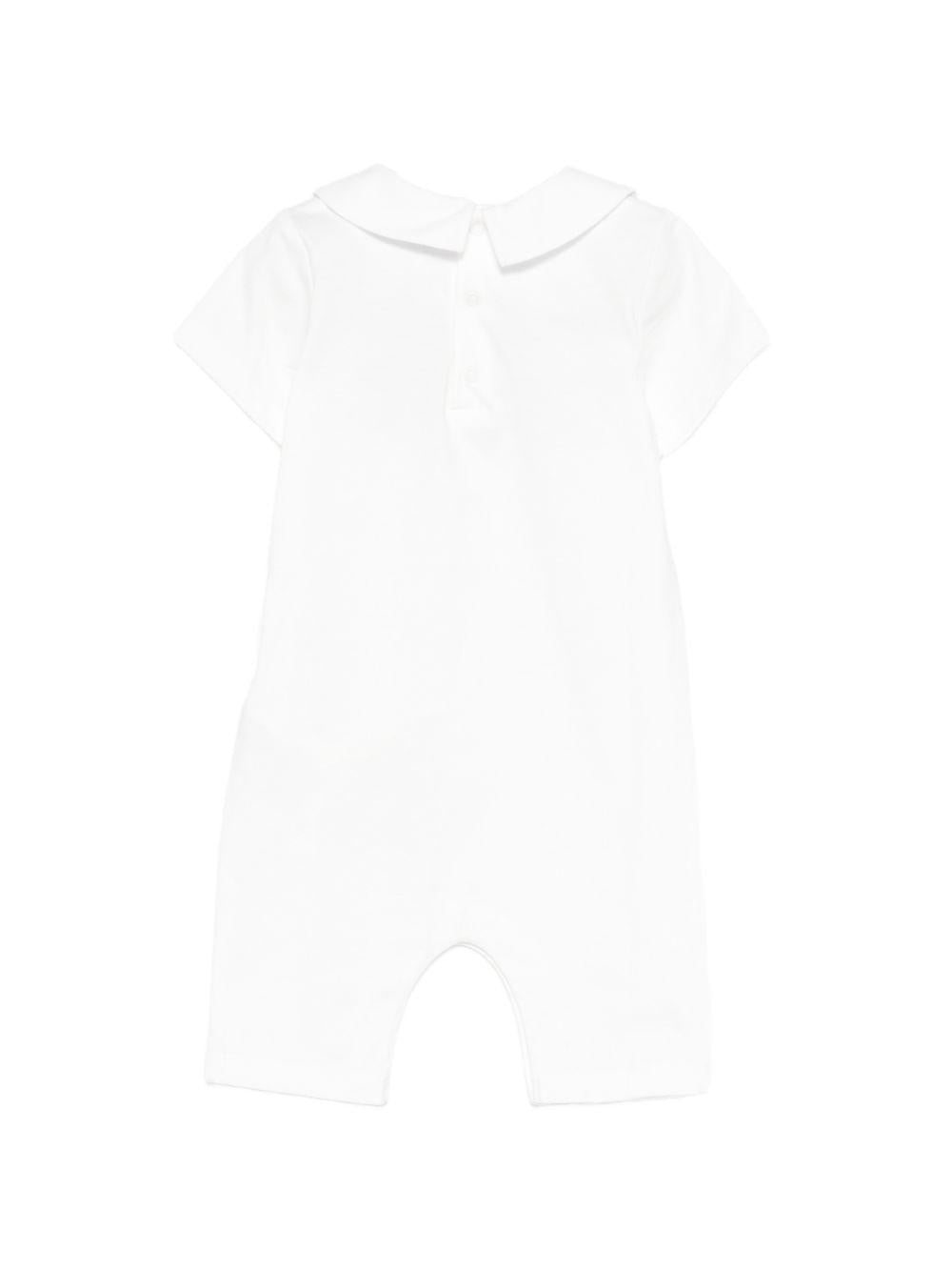Tutina per neonati Moschino Kids bianca con stampa Teddy Bear MUT04OLAA01 10063 MOSCHINO KIDS