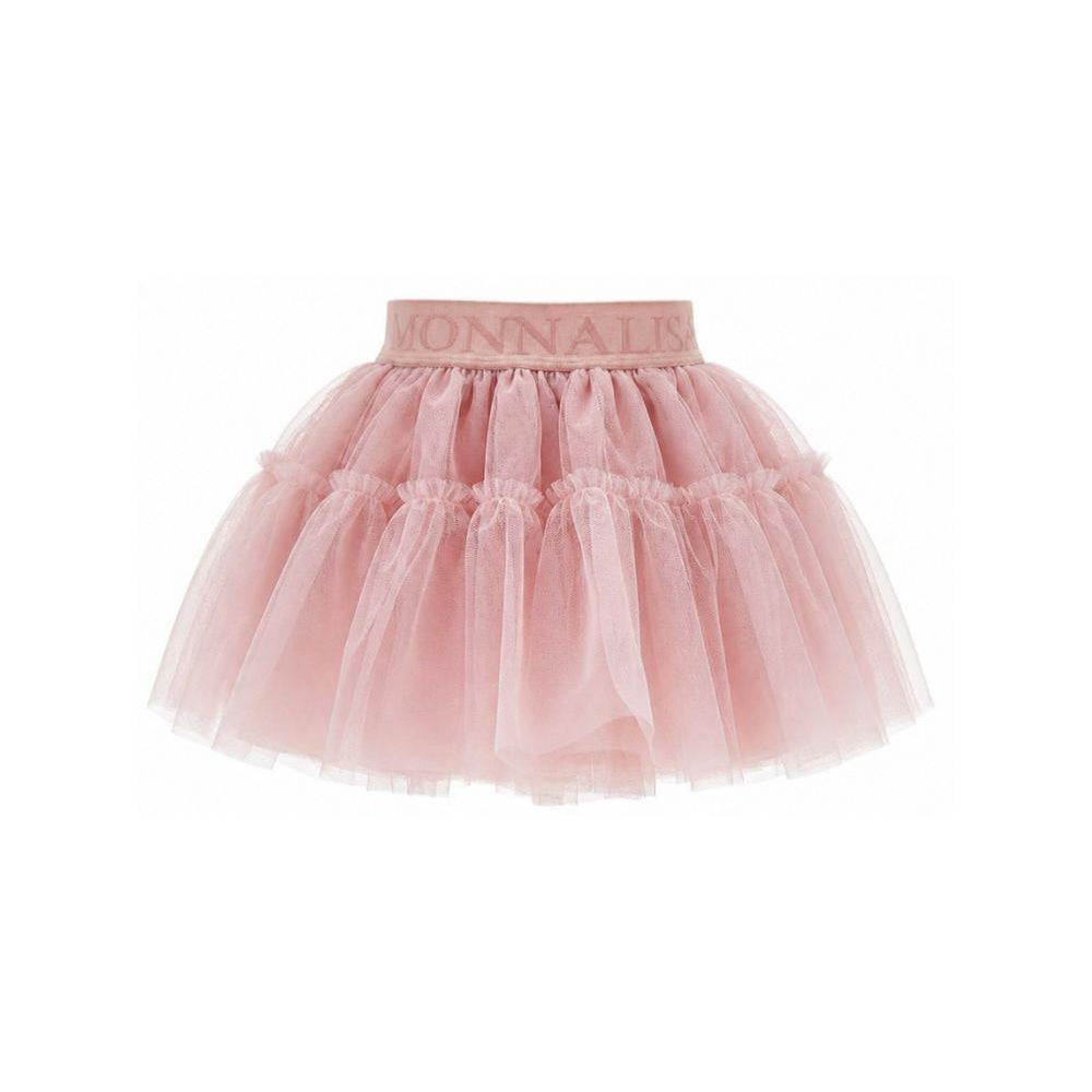 Gonna per neonata Monnalisa Kids rosa con trama in tulle 37HGON T9945 0063 MONNALISA KIDS