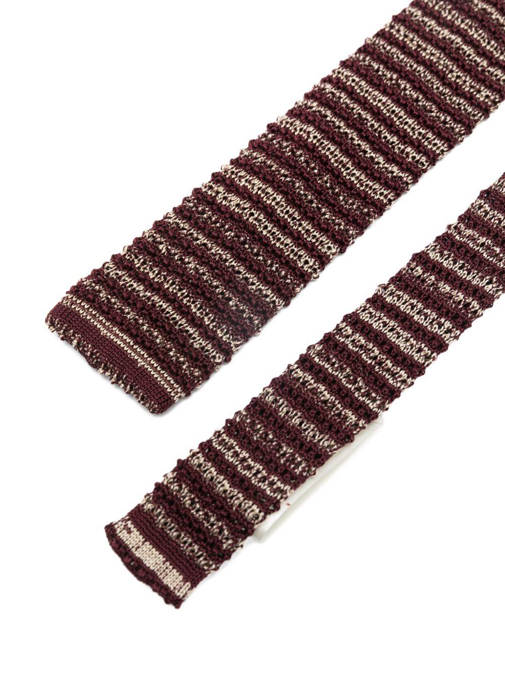Cravatta per donna Alysi rosso con design a righe 316624 P6106 BA/CM ALYSI