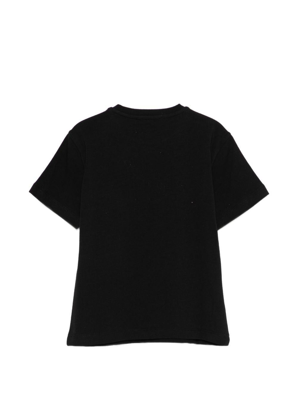 T-shirt per bambina Elisabetta Franchi La Mia bambina nera con paillettes EFTS2590JE006 N005 ElISABETTA FRANCHI
