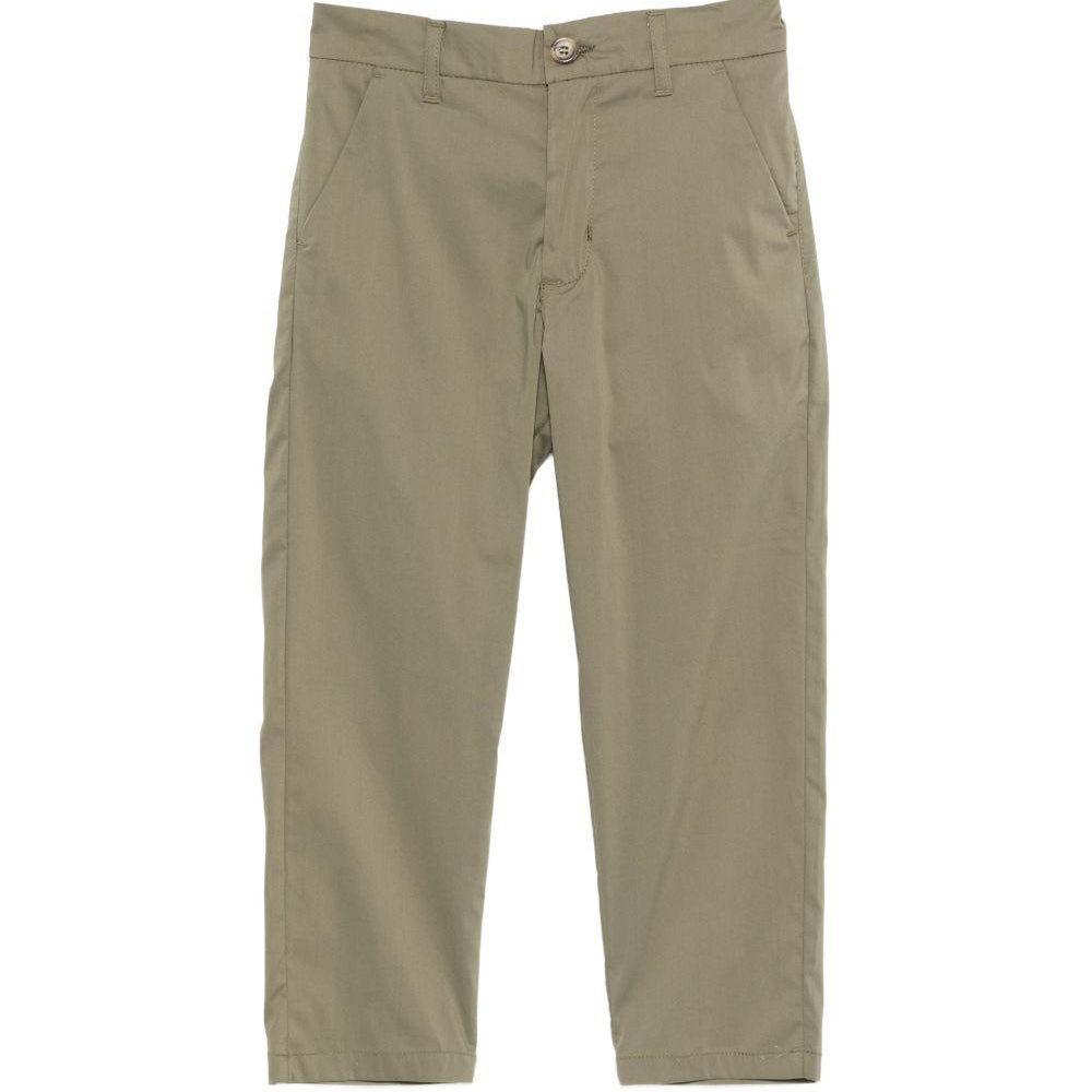 Pantaloni per bambino Paolo Pecora Kids verde con bottoni PP4314 OLIVA PAOLO PECORA KIDS