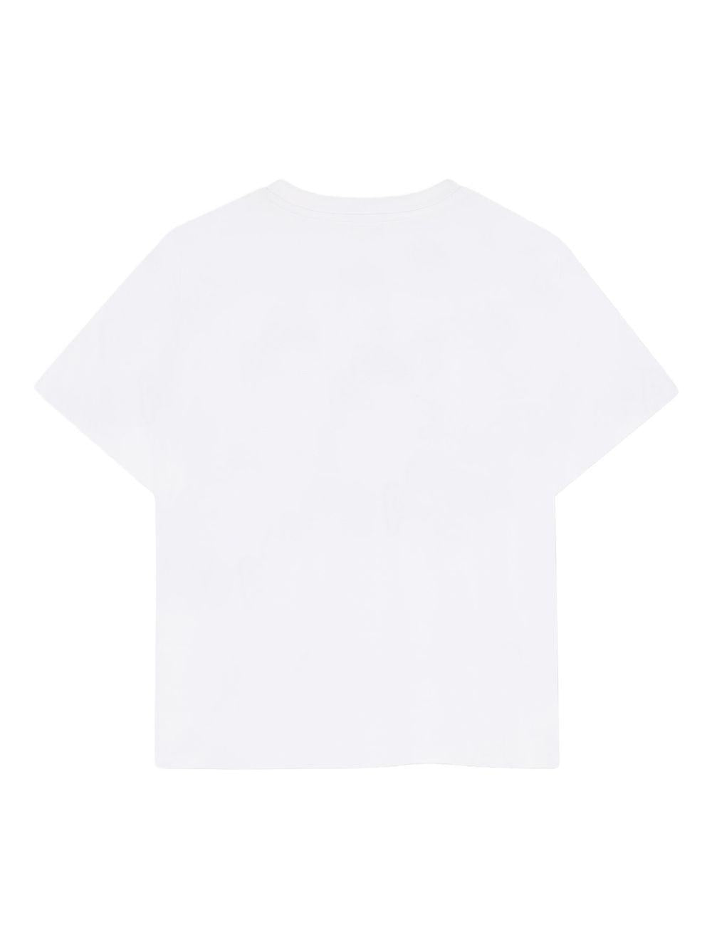 T-shirt per bambino Kenzo kids bianca con logo K61699 117 KENZO KIDS
