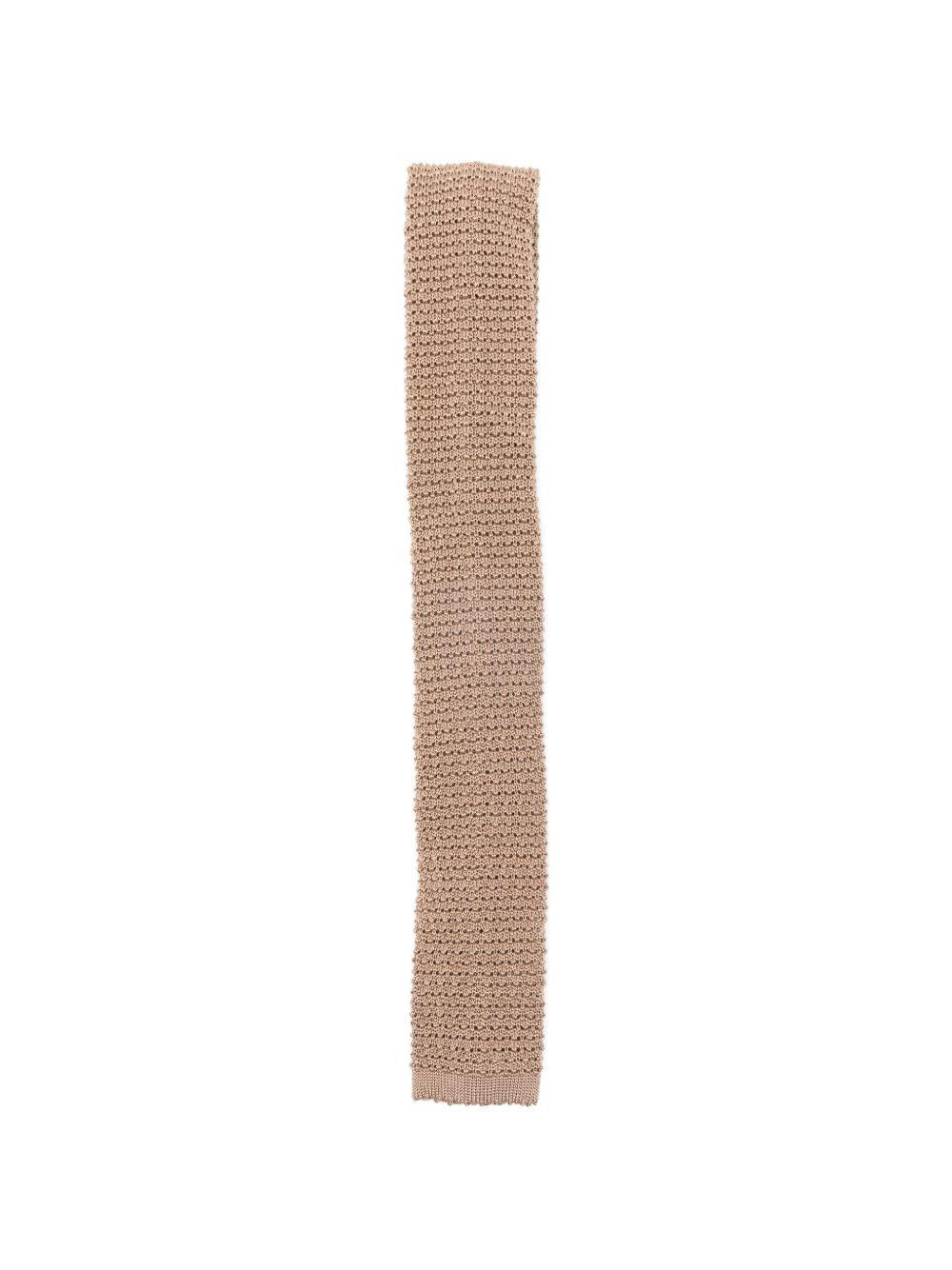 Cravatta per donna Alysi beige lavorata a maglia 316631 P6106 PELLE ALYSI