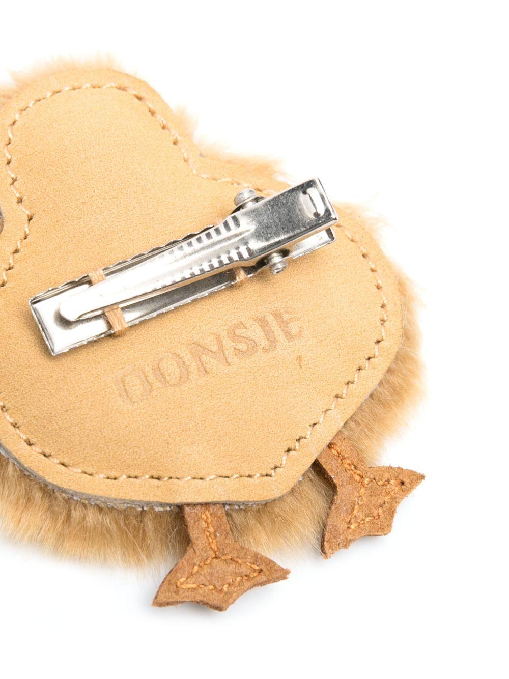 Fermaglio per bambina Donsje Lipu beige con chiusura a clip 6027402 SF011 DONSJE