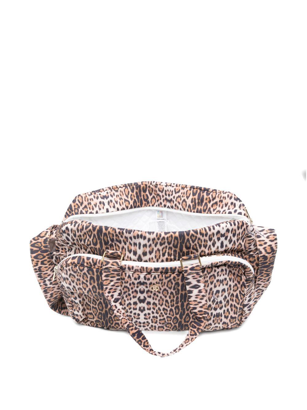 Borsa per neonata Roberto Cavalli Kids animalier con tasca superiore con zip CLP26021BO MACULA N.H. ROBERTO CAVALLI KIDS