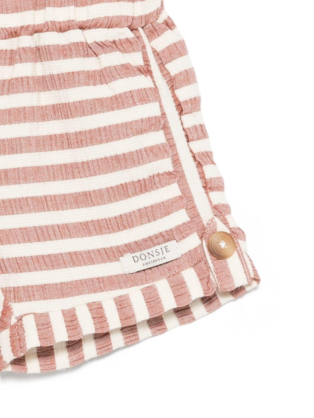 Shorts per neonata Donsje multicolor con design a righe 4116400 S0001 DONSJE KIDS