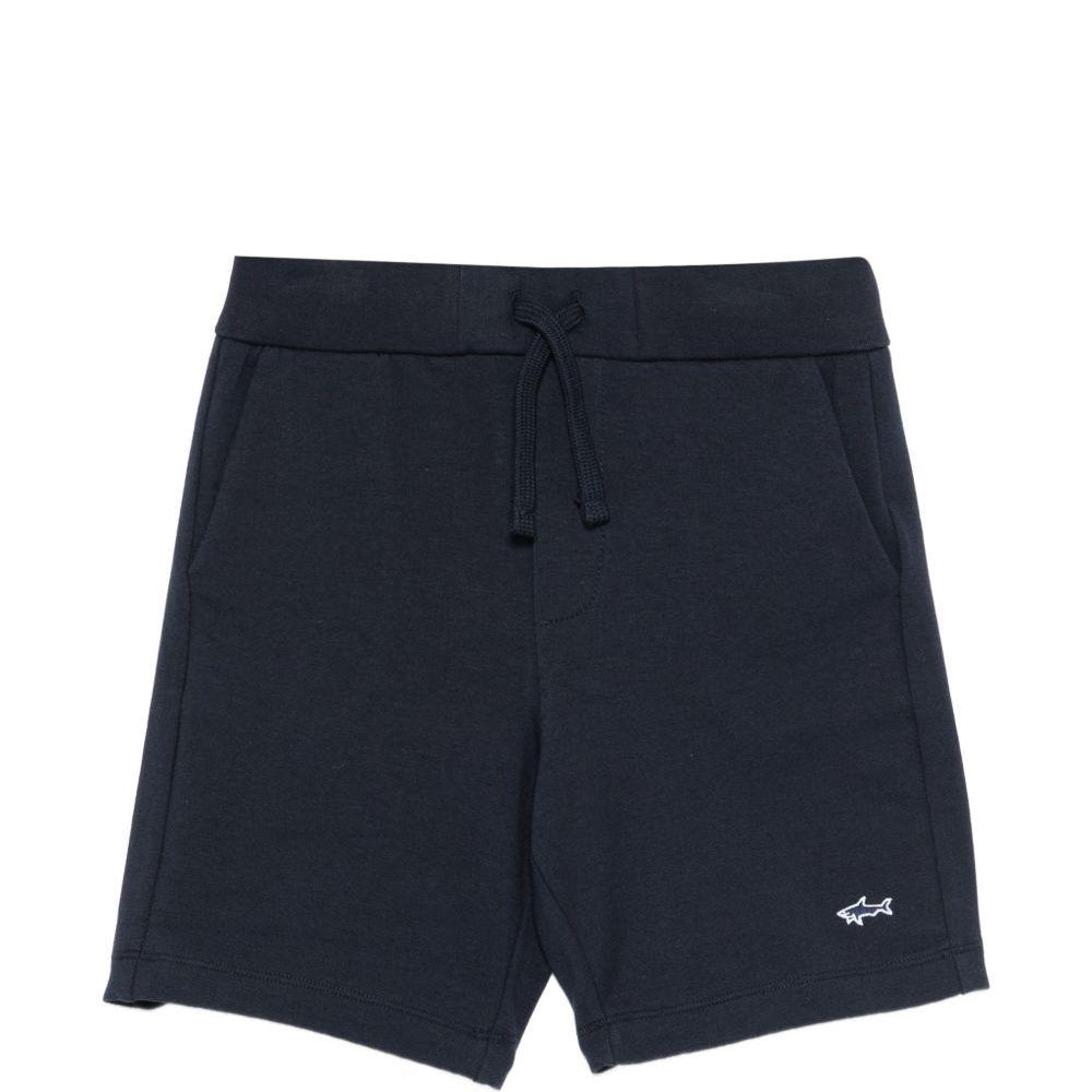 Shorts per bambino Paul & Shark Junior blu scuro con coulisse WUQ004LDA60 42370 PAUL & SHARK KIDS