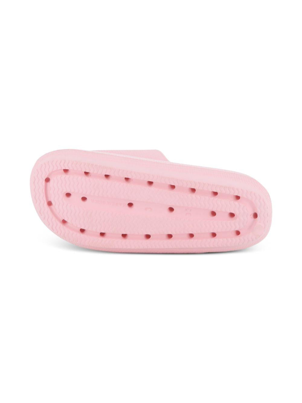 Ciabatte per bambina The Marc Jacobs Kids rosa con logo in rilievo W60821 475 THE MARC JACOBS KIDS