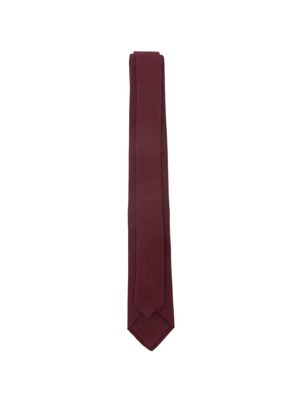 Cravatta per bambino Paolo Pecora Kids rosso ciliegia con stampa PP4234 CHERRY PAOLO PECORA KIDS