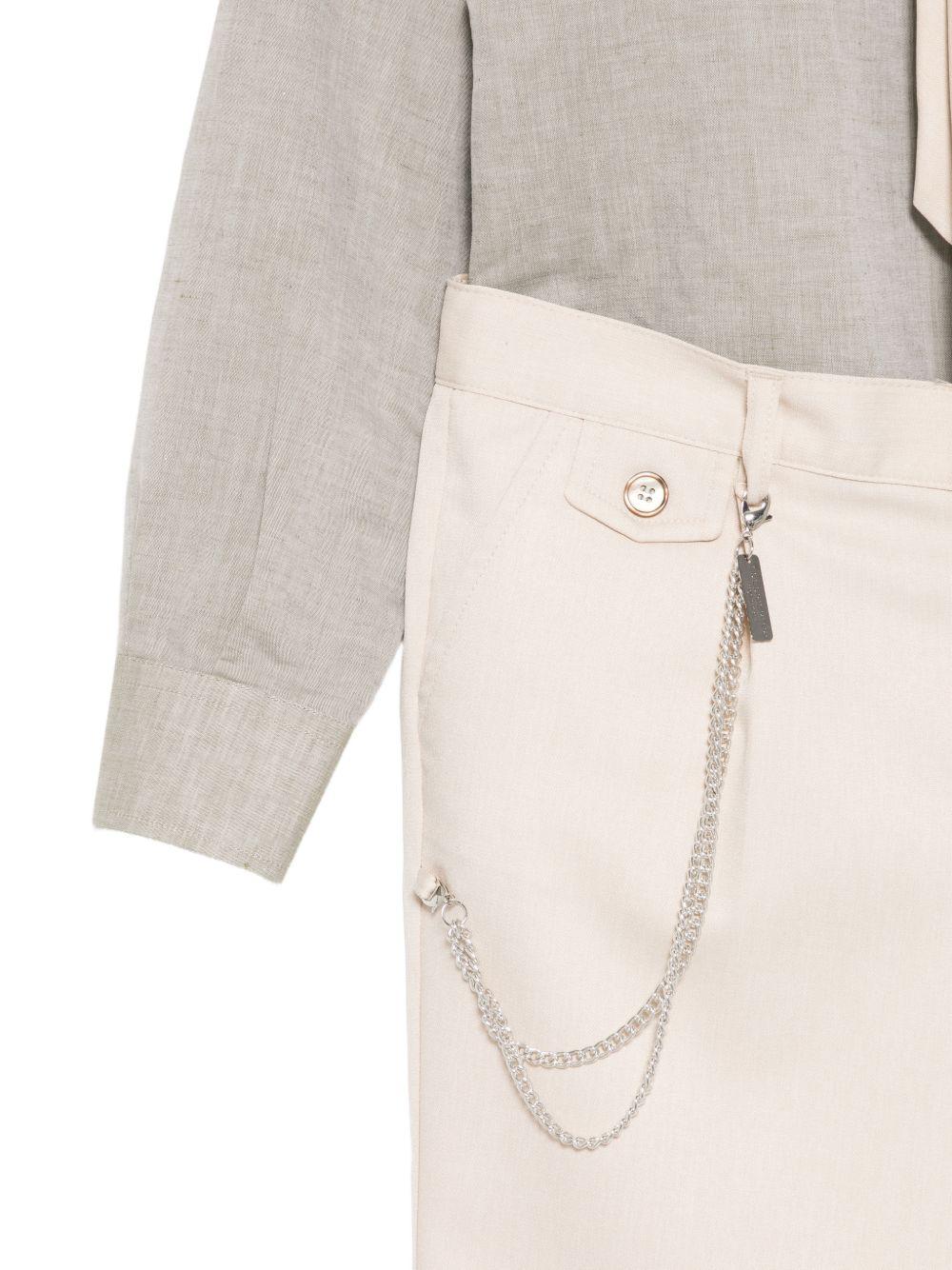 Completo confort per bambino Colorichiari beige a doppiopetto MC508360 4893 21 COLORICHIARI KIDS