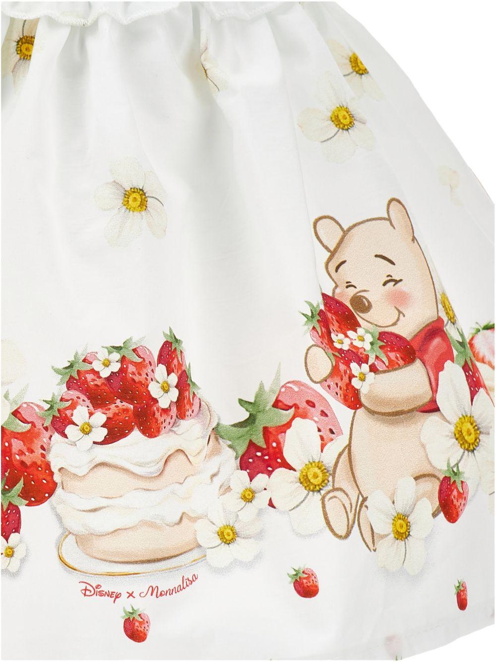 Gonna per neonata Monnalisa x Disney bianca con stampa Winnie the Pooh 31G705 7617NB 9944 MONNALISA KIDS