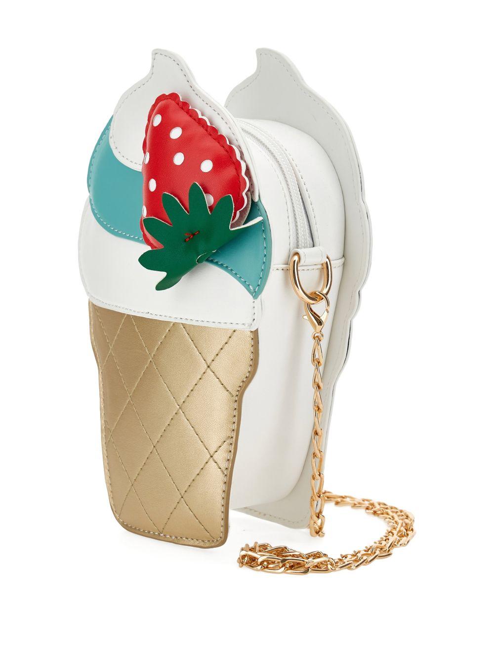 Borsa per bambina Monnalisa multicolore a forma di gelato 39G009 7068 0084 MONNALISA KIDS