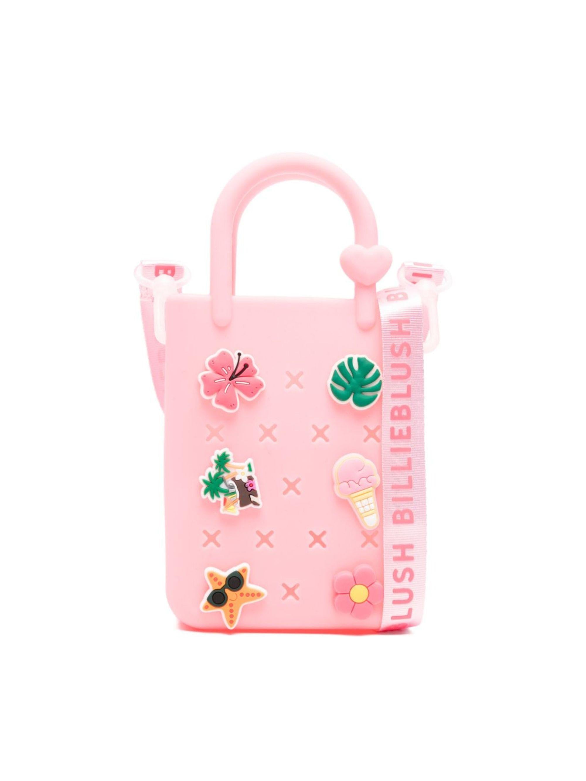 Borsa tote per bambina Billieblush rosa con dettagli applicati U22042 499 BILLIEBLUSH KIDS
