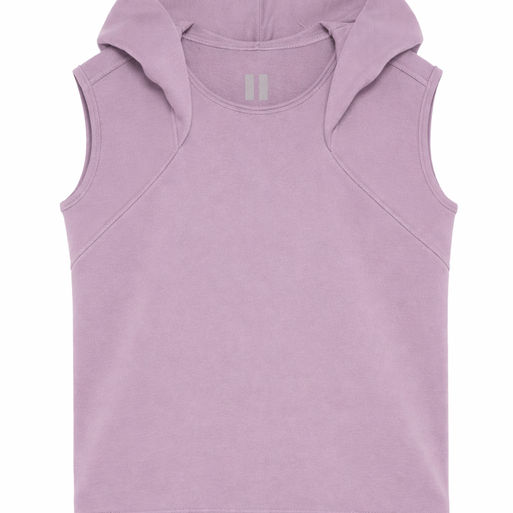 Felpa per bambino Rick Owens Kids viola con cappuccio BG01F3162FP 36 RICK OWENS KIDS